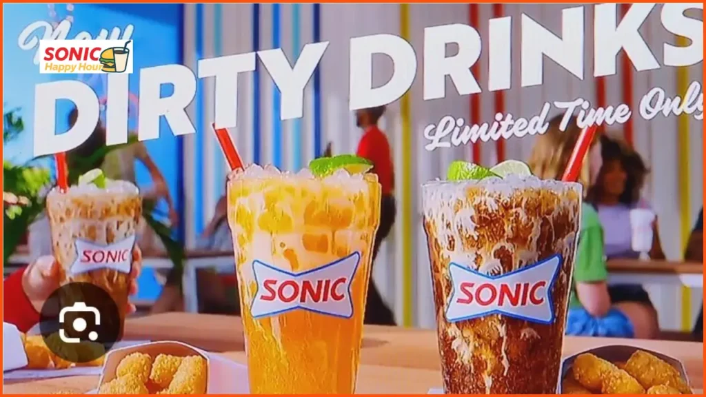 Sonic Dirty Drinks Menu
