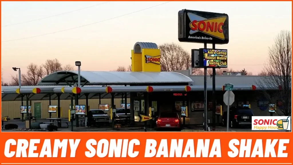Creamy Sonic Banana Shake