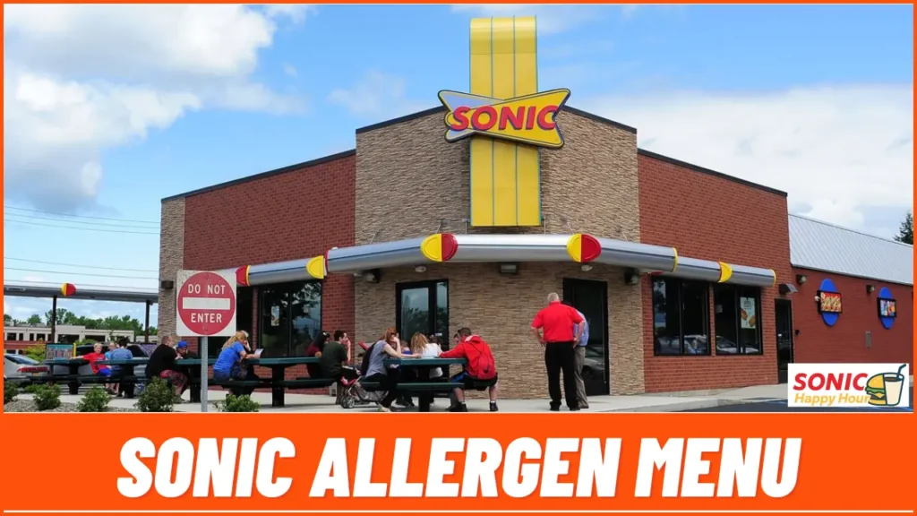 Explore Sonic Allergen Menu