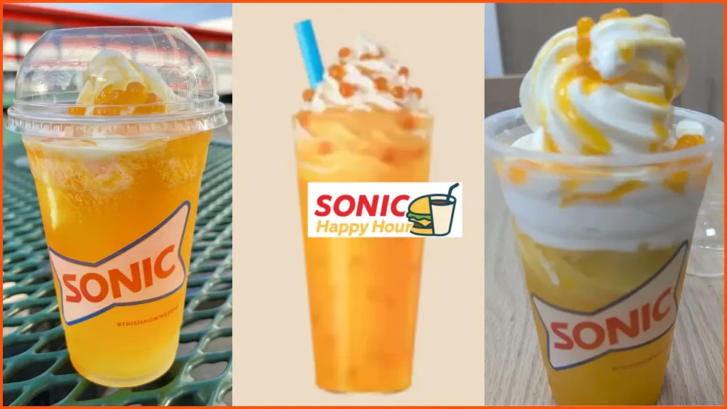 Orange Cloudsicle Slush at Sonic