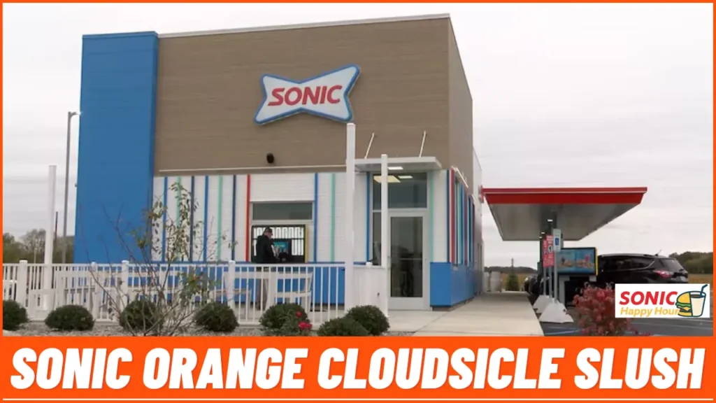 Sonic Orange Cloudsicle Slush